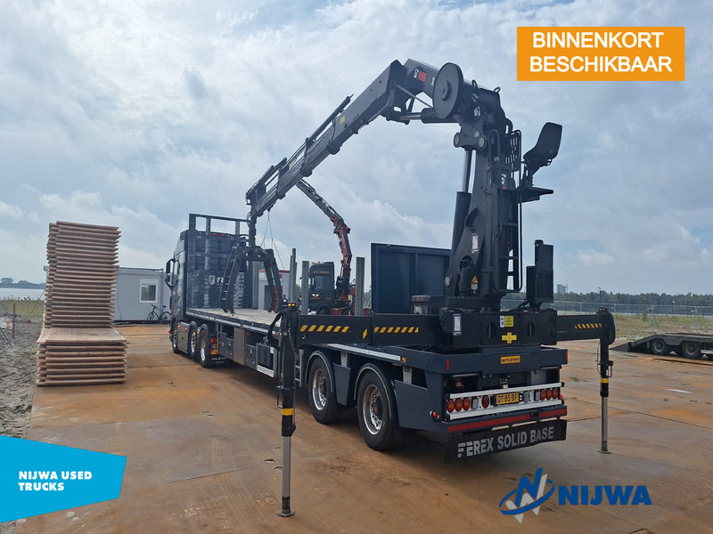 Vlastuin Hiab X-HIPRO 358 36T/M + 120 KwH accupakketen AVAILABLE FROM WEEK 44 - Semi-reboque plataforma/ Caixa aberta: foto 1 Vlastuin Hiab X-HIPRO 358 36T/M + 120 KwH accupakketen AVAILABLE FROM WEEK 44 - Semi-reboque plataforma/ Caixa aberta: foto 1