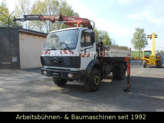 Mercedes-Benz MB 1717 AK Kipper Allrad mit Kran Atlas 100.1 Mercedes-Benz MB 1717 AK Kipper Allrad mit Kran Atlas 100.1 - Camião basculante, Camião grua: foto 4 Mercedes-Benz MB 1717 AK Kipper Allrad mit Kran Atlas 100.1 Mercedes-Benz MB 1717 AK Kipper Allrad mit Kran Atlas 100.1 - Camião basculante, Camião grua: foto 4