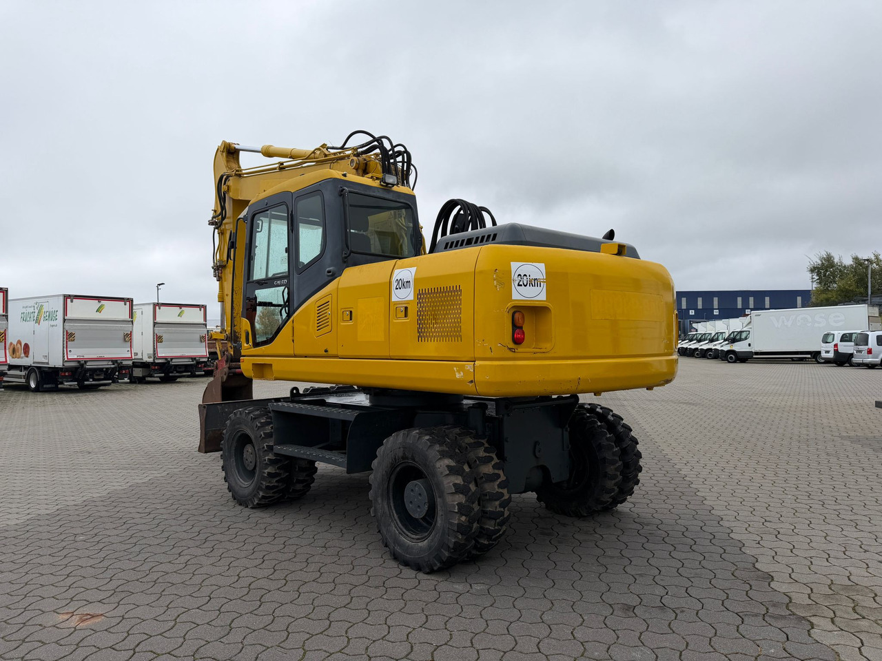Escavadeira de rodas Komatsu PW 180 - 7: foto 11