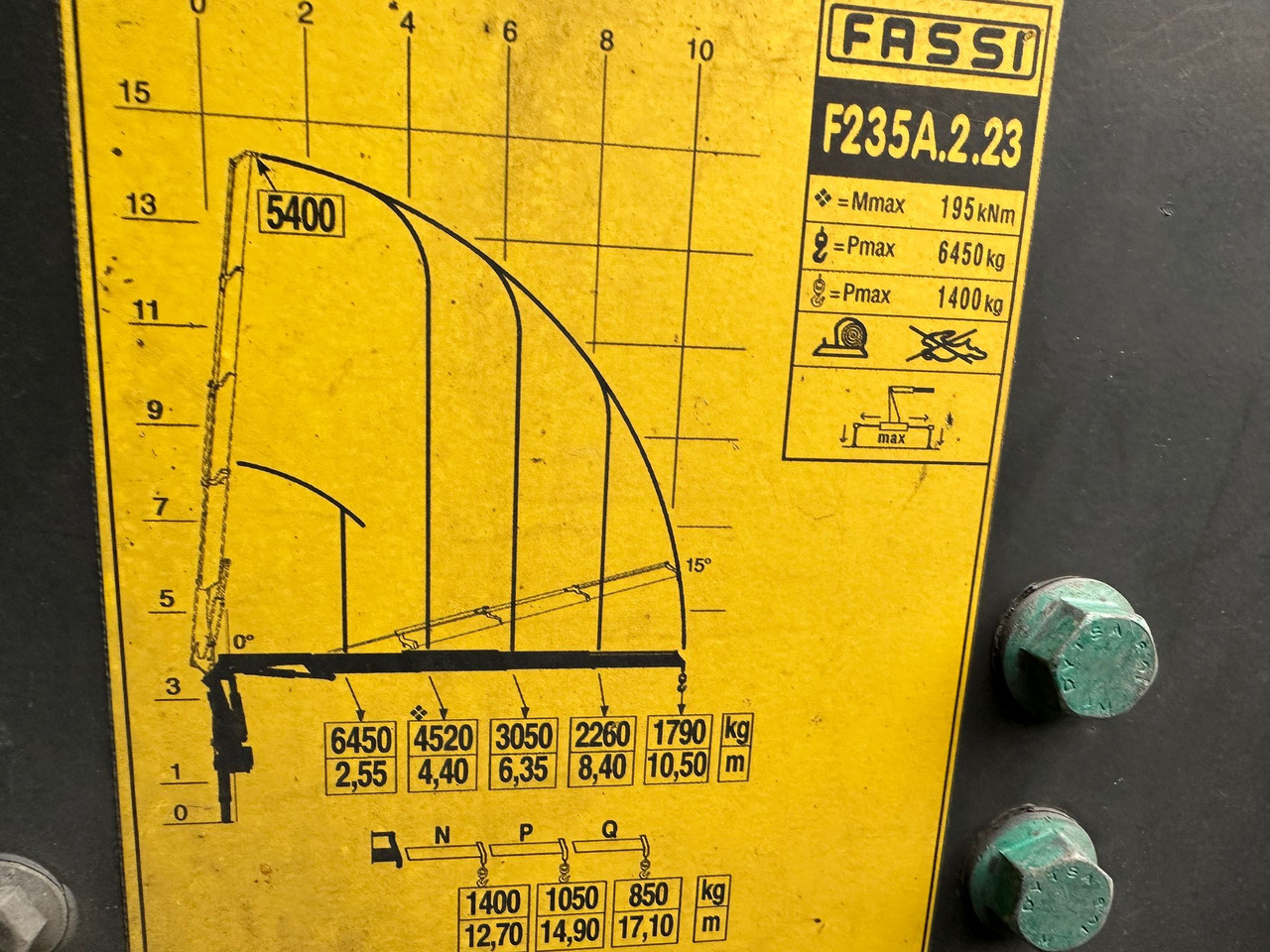 Palfinger FASSI F 235 A.2.23 Kran + Funk - Grua para camião: foto 3 Palfinger FASSI F 235 A.2.23 Kran + Funk - Grua para camião: foto 3