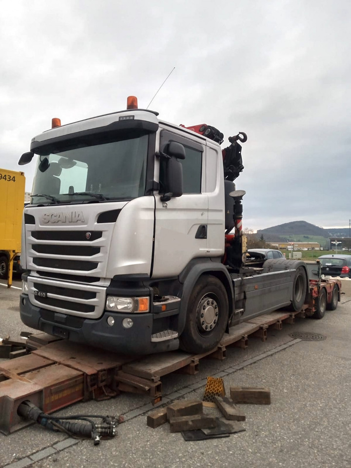 Scania G410 4x2 SZM Kran Fassi F235 Motorschaden - Tractor: foto 1 Scania G410 4x2 SZM Kran Fassi F235 Motorschaden - Tractor: foto 1