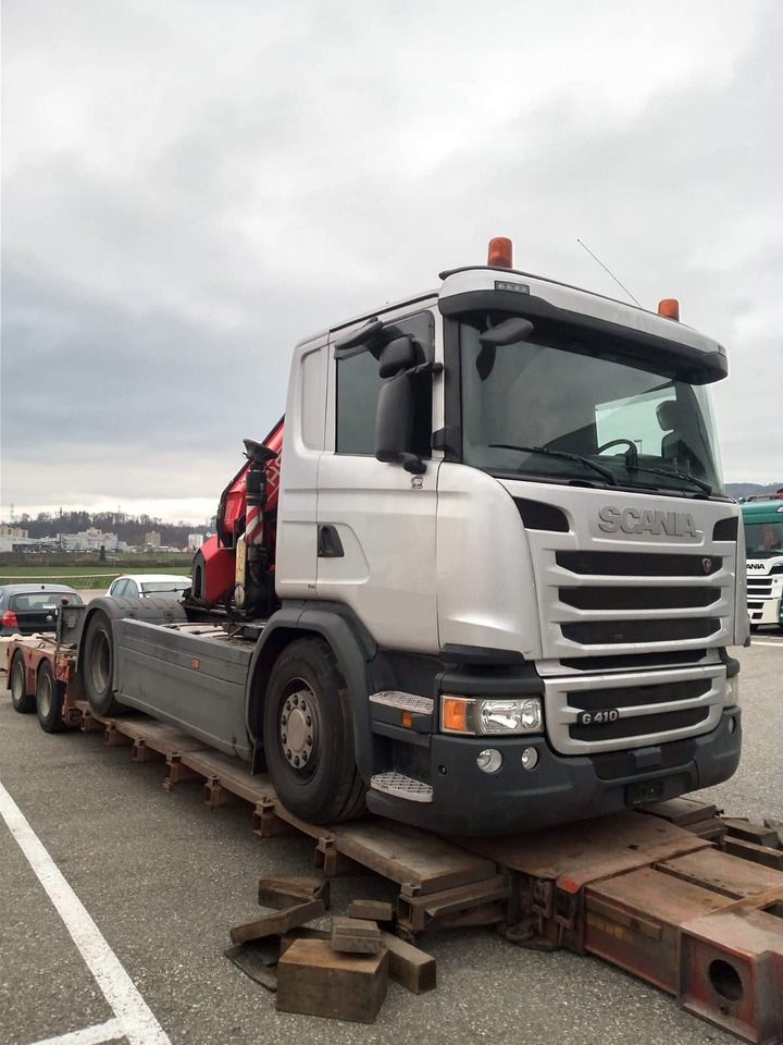 Scania G410 4x2 SZM Kran Fassi F235 Motorschaden - Tractor: foto 2 Scania G410 4x2 SZM Kran Fassi F235 Motorschaden - Tractor: foto 2