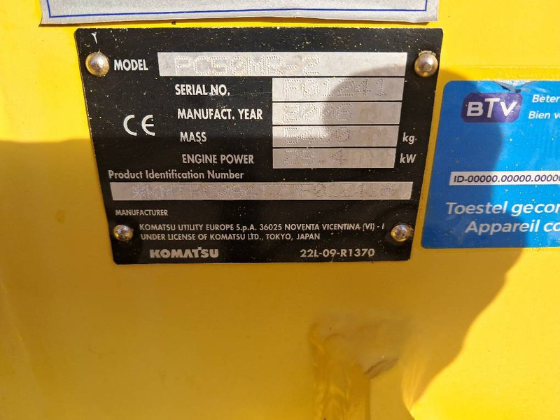 Mini escavadeira Komatsu PC50MR-2: foto 12