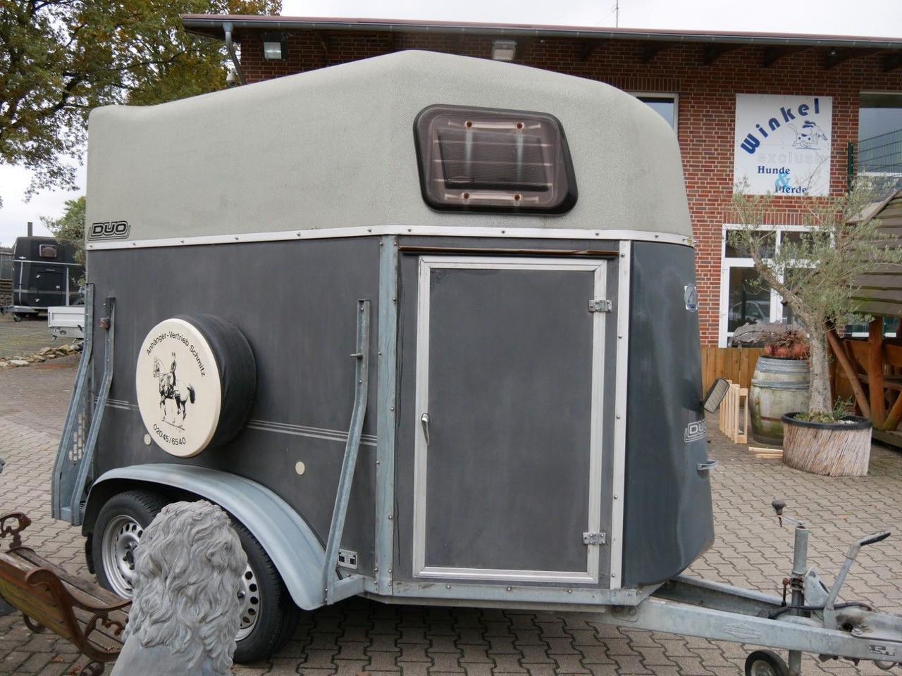 Böckmann Duo mit Sattelkammer - Reboque transporte de gado: foto 2 Böckmann Duo mit Sattelkammer - Reboque transporte de gado: foto 2