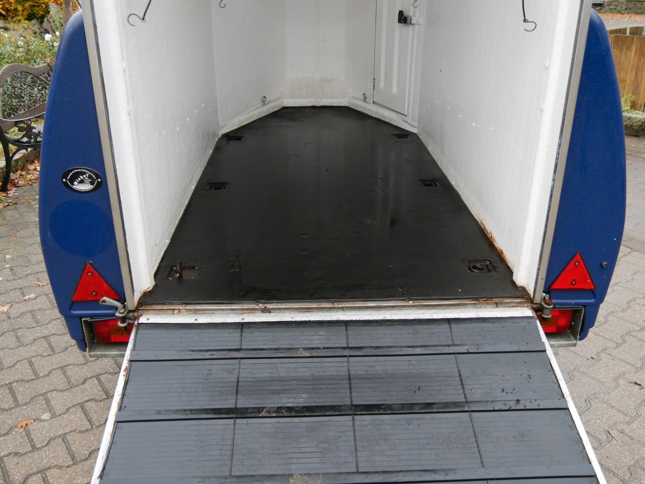 Reboque transporte de gado Böckmann Uno schwenkbare Klappe Fohlengitter: foto 6