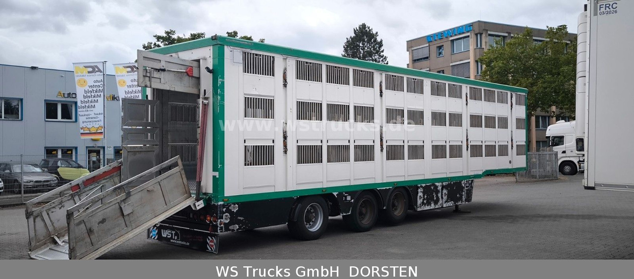 Menke-Janzen 3 Stock , Lenkachse , Hubdach - Semi-reboque transporte de gado: foto 3 Menke-Janzen 3 Stock , Lenkachse , Hubdach - Semi-reboque transporte de gado: foto 3