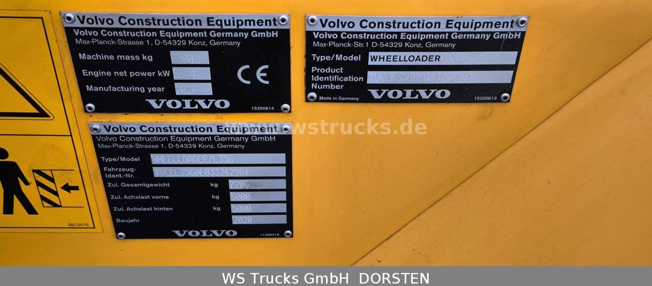 Pá carregadora de rodas novo Volvo Radlader L 35 G: foto 10