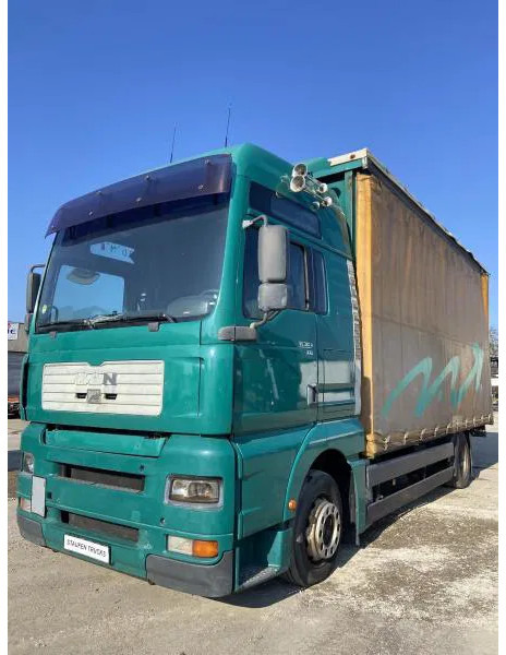 MAN TGA 18.310 BL XXL Jumbo Pritsche Schiebepl. - Camião de lona: foto 1 MAN TGA 18.310 BL XXL Jumbo Pritsche Schiebepl. - Camião de lona: foto 1
