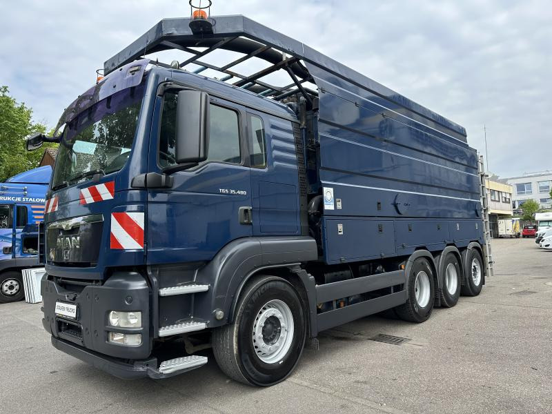 MAN TGS 35.480 8X4 ASSMANN Saug/Spülwagen Kanalreiniger - Caminhão limpa fossa: foto 1 MAN TGS 35.480 8X4 ASSMANN Saug/Spülwagen Kanalreiniger - Caminhão limpa fossa: foto 1