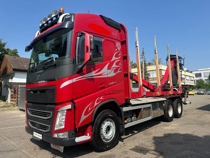 Volvo FH 540 6x4*Kurzholz*Epsilon M12Z*Glogger*Retarder - Camião de transporte de madeira: foto 1 Volvo FH 540 6x4*Kurzholz*Epsilon M12Z*Glogger*Retarder - Camião de transporte de madeira: foto 1