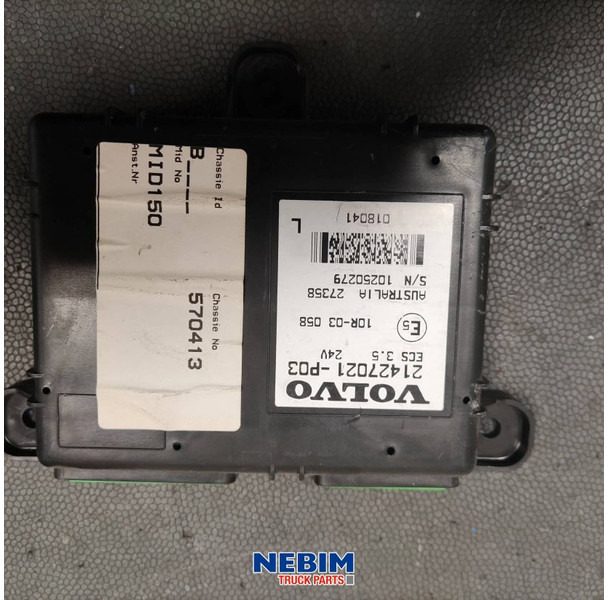 Volvo Volvo - 21427021 - Regeleenheid hoogteregeling - Peça de reposição para Camião: foto 2 Volvo Volvo - 21427021 - Regeleenheid hoogteregeling - Peça de reposição para Camião: foto 2