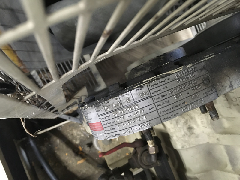 Gerador elétrico Cummins 6C8.3 GENERATOR 180KVA USED: foto 7