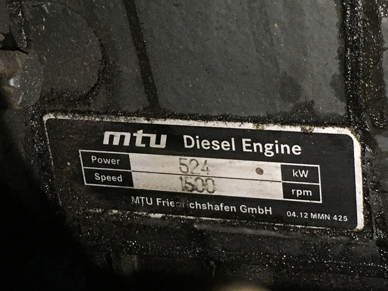 Gerador elétrico MTU 12V1600G10F GENERATOR 700KVA USED: foto 7