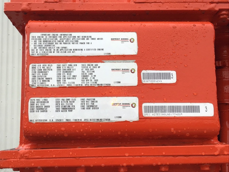 MTU 16V4000 POMP 3600M³/HR USED - Bomba de água: foto 5 MTU 16V4000 POMP 3600M³/HR USED - Bomba de água: foto 5