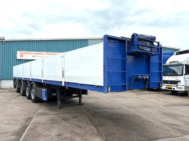 Kwb KWB P-504-STI-H 4-AXLE FLATBED TRAILER (SAF AXLES / 2x STEERING AXLE / 2x LIFT-AXLE / ALUMINIUM SIDE BORDS /ABS-EBS) - Semi-reboque plataforma/ Caixa aberta: foto 2 Kwb KWB P-504-STI-H 4-AXLE FLATBED TRAILER (SAF AXLES / 2x STEERING AXLE / 2x LIFT-AXLE / ALUMINIUM SIDE BORDS /ABS-EBS) - Semi-reboque plataforma/ Caixa aberta: foto 2