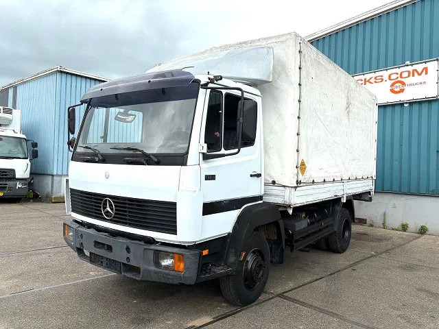 Mercedes-Benz LK 914 (6-CILINDER) WITH TENT BOX (MANUAL GEARBOX / FULL STEEL SUSPENSION / LOADING PLATFORM) - Camião de lona: foto 1 Mercedes-Benz LK 914 (6-CILINDER) WITH TENT BOX (MANUAL GEARBOX / FULL STEEL SUSPENSION / LOADING PLATFORM) - Camião de lona: foto 1