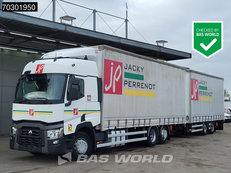 Camião Renault T 480 6X2 Combi Lift + steering axle Automatic Euro 6: foto 1