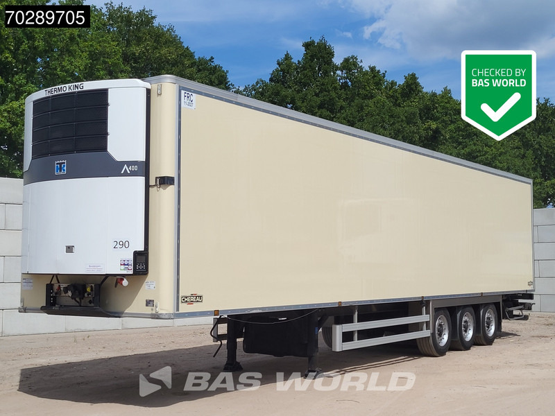 Chereau Thermo King A400 3 axles Meat Fleisch Valid FRC - ATP - Semi-reboque frigorífico: foto 1 Chereau Thermo King A400 3 axles Meat Fleisch Valid FRC - ATP - Semi-reboque frigorífico: foto 1