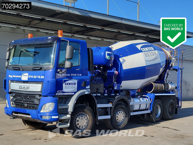 DAF CF 400 8X4 9m3 Stetter AM 9 FHCBL Mixer Manual Big-Axle Steelsuspension Euro 6 - Camião betoneira: foto 1 DAF CF 400 8X4 9m3 Stetter AM 9 FHCBL Mixer Manual Big-Axle Steelsuspension Euro 6 - Camião betoneira: foto 1
