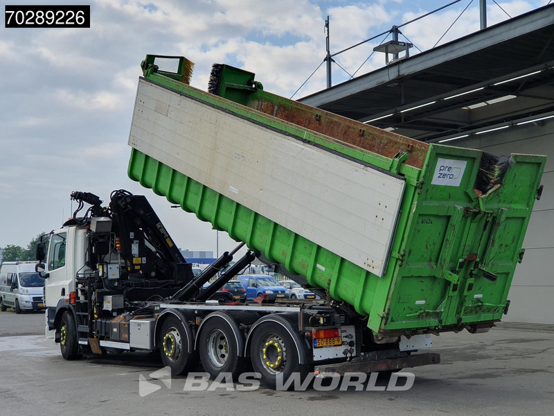 DAF CF85.360 8X2 NL-Truck HIAB 211 E-3 Hipro Crane HIAB XR21S Hooklift Lift+steering Axle Automatic Euro 5 - Camião polibenne, Camião grua: foto 2 DAF CF85.360 8X2 NL-Truck HIAB 211 E-3 Hipro Crane HIAB XR21S Hooklift Lift+steering Axle Automatic Euro 5 - Camião polibenne, Camião grua: foto 2