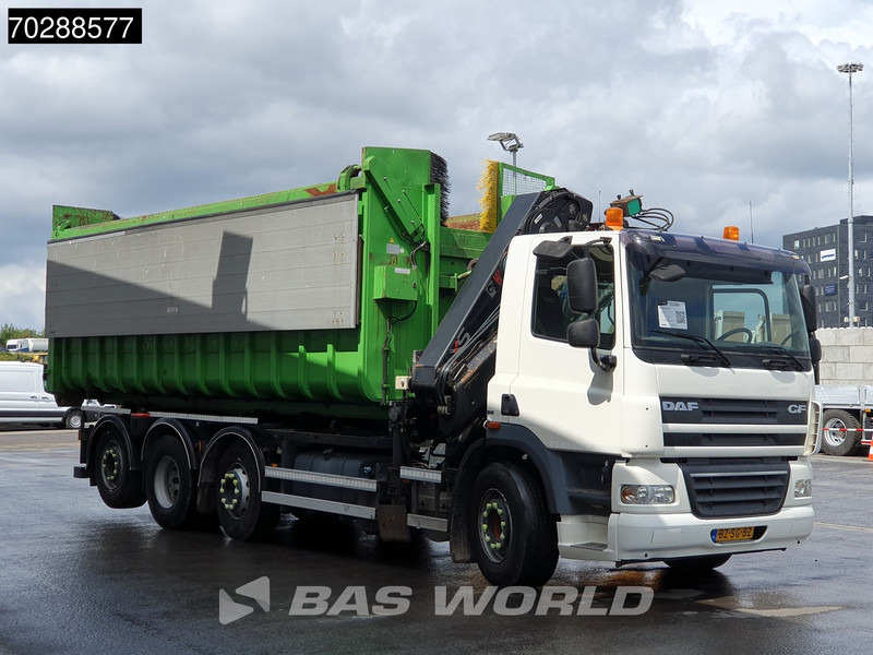 DAF CF85.360 8X2 NL-Truck HIAB 211 E-3 Hipro Crane + Hooklift Lift+steering Axle Automatic Euro 5 - Camião polibenne, Camião grua: foto 3 DAF CF85.360 8X2 NL-Truck HIAB 211 E-3 Hipro Crane + Hooklift Lift+steering Axle Automatic Euro 5 - Camião polibenne, Camião grua: foto 3