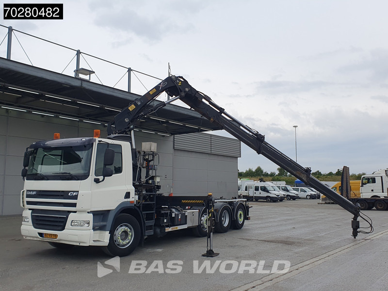 DAF CF85.360 8X2 NL-Truck Hiab 211 E-3 Hipro Kran 21tons Multilift Lift+steering Euro 5 - Camião polibenne, Camião grua: foto 5 DAF CF85.360 8X2 NL-Truck Hiab 211 E-3 Hipro Kran 21tons Multilift Lift+steering Euro 5 - Camião polibenne, Camião grua: foto 5