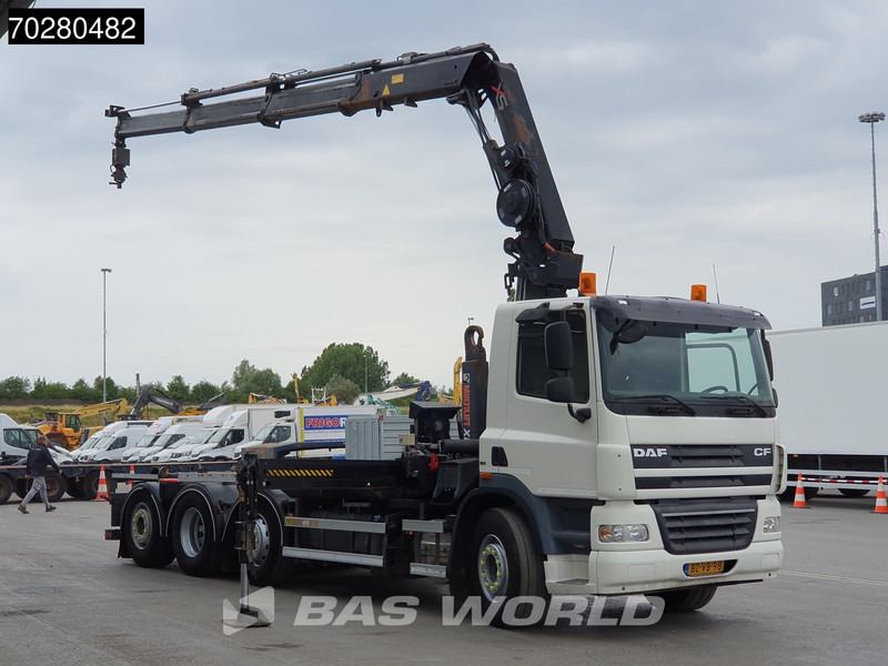 DAF CF85.360 8X2 NL-Truck Hiab 211 E-3 Hipro Kran 21tons Multilift Lift+steering Euro 5 - Camião polibenne, Camião grua: foto 3 DAF CF85.360 8X2 NL-Truck Hiab 211 E-3 Hipro Kran 21tons Multilift Lift+steering Euro 5 - Camião polibenne, Camião grua: foto 3