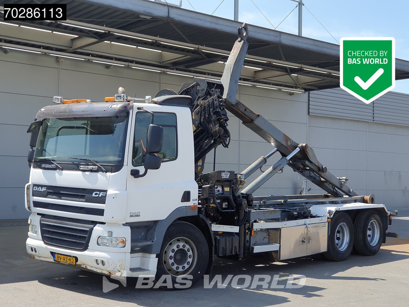 DAF CF85.360 CF 6X2 NL-Truck Hiab 211 EP-4 HIDUO Crane + Hooklift Liftachse Euro 5 - Camião polibenne, Camião grua: foto 1 DAF CF85.360 CF 6X2 NL-Truck Hiab 211 EP-4 HIDUO Crane + Hooklift Liftachse Euro 5 - Camião polibenne, Camião grua: foto 1