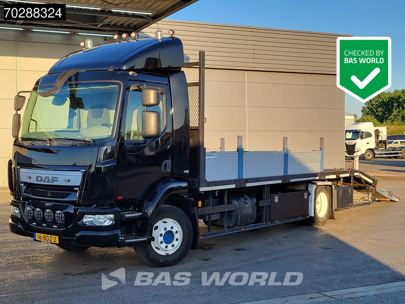 DAF LF 180 4X2 14t NL-Truck Machine transporter Oprijwagen Hydraulic ramps Euro 6 - Camião transporte de veículos: foto 1 DAF LF 180 4X2 14t NL-Truck Machine transporter Oprijwagen Hydraulic ramps Euro 6 - Camião transporte de veículos: foto 1