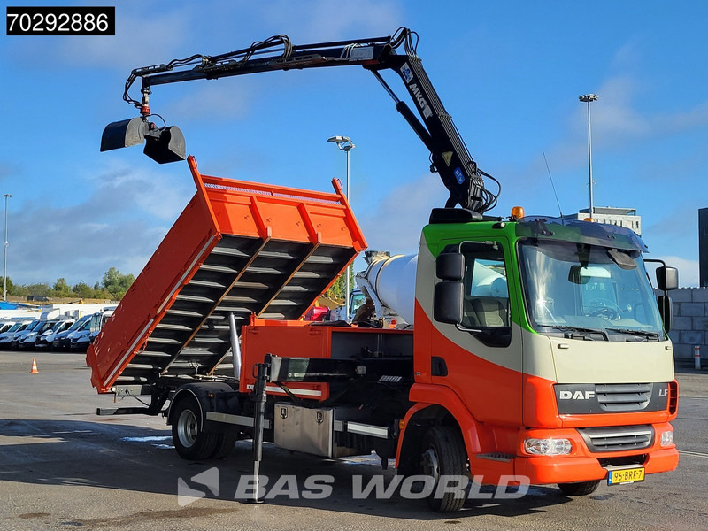 DAF LF45.210 LF 4X2 MKG HLK 66 Crane Kran 5m3 tipper Manual Euro 5 - Camião basculante, Camião grua: foto 3 DAF LF45.210 LF 4X2 MKG HLK 66 Crane Kran 5m3 tipper Manual Euro 5 - Camião basculante, Camião grua: foto 3