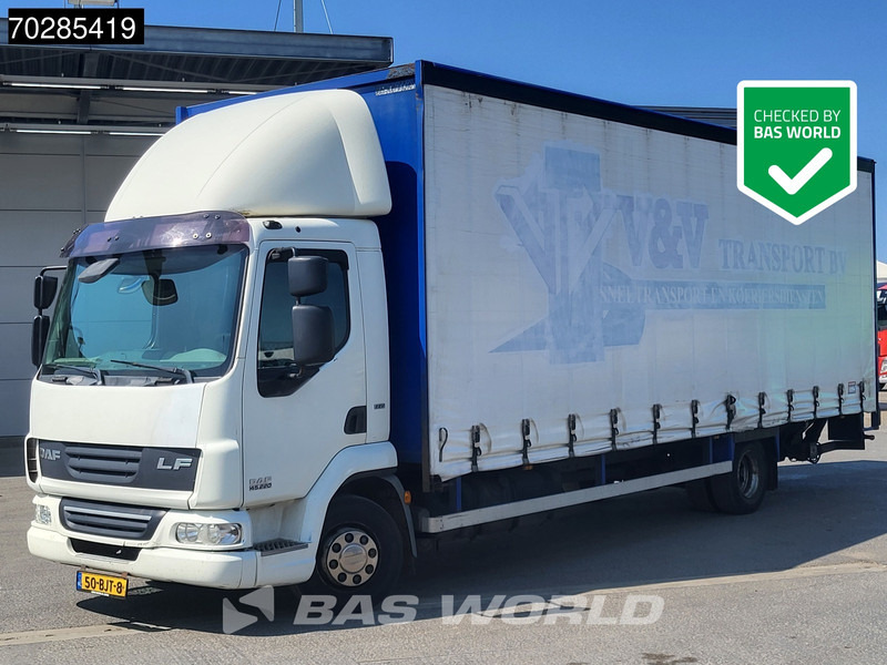 DAF LF45.220 LF 4X2 12tons NL-Truck 1500kg Ladebordwand Automatic EEV - Camião de lona: foto 1 DAF LF45.220 LF 4X2 12tons NL-Truck 1500kg Ladebordwand Automatic EEV - Camião de lona: foto 1