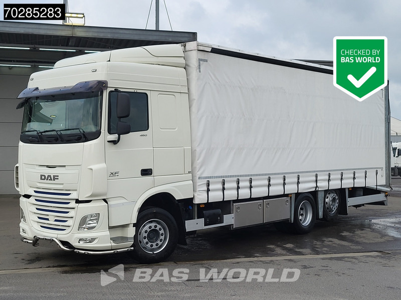 DAF XF 460 6X2 Machine Transporter hydraulic ramp Retarder Lift+Lenkasche Euro 6 - Camião transporte de veículos: foto 3 DAF XF 460 6X2 Machine Transporter hydraulic ramp Retarder Lift+Lenkasche Euro 6 - Camião transporte de veículos: foto 3