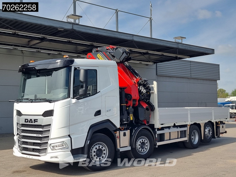 DAF XF 530 8X2 NEW Palfinger PK580 TEC Kran Crane Fly-Jib 2.5t Winch Lift+Lenkasche Retarder - Camião de caixa aberta/ Plataforma, Camião grua: foto 2 DAF XF 530 8X2 NEW Palfinger PK580 TEC Kran Crane Fly-Jib 2.5t Winch Lift+Lenkasche Retarder - Camião de caixa aberta/ Plataforma, Camião grua: foto 2