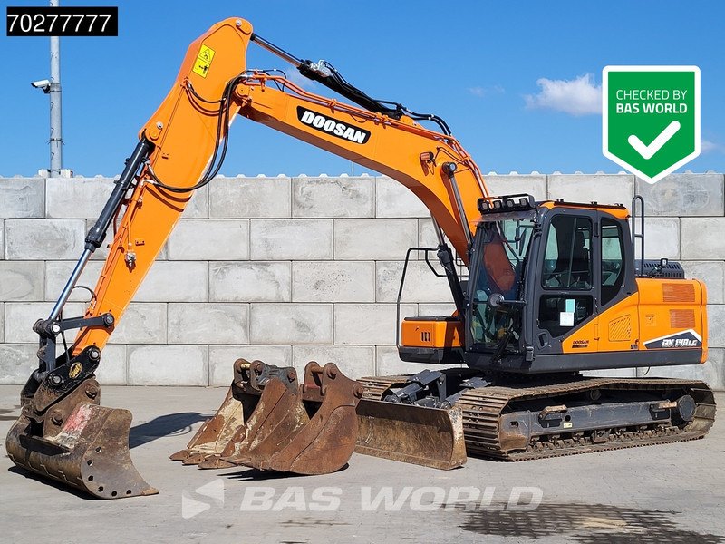 Doosan DX140 LC-7 3 BUCKETS - Escavadora de rastos: foto 1 Doosan DX140 LC-7 3 BUCKETS - Escavadora de rastos: foto 1