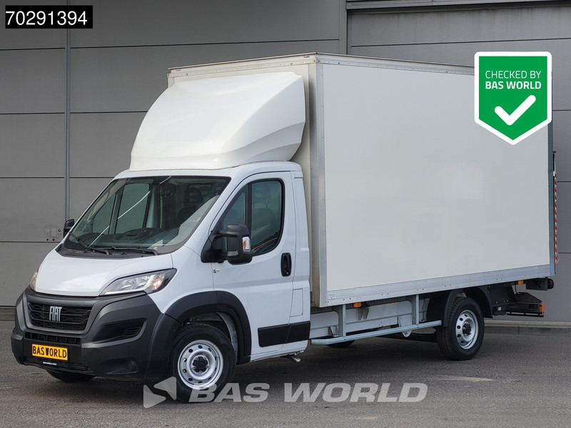 Carrinha de contentor Fiat Ducato 160PK Laadklep Bakwagen Airco Cruise Camera Uconnect-display D'Hollandia Euro6 Meubelbak Koffer 21m3 A/C Cruise control: foto 1