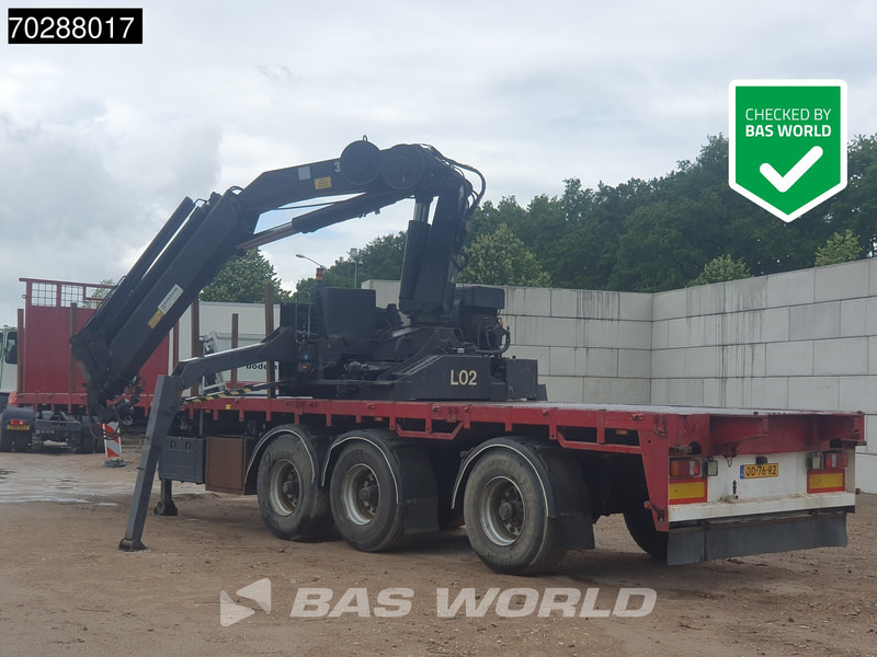 Floor FLO-12-28H HIAB R-330-F4 Crane Kran - Semi-reboque plataforma/ Caixa aberta: foto 1 Floor FLO-12-28H HIAB R-330-F4 Crane Kran - Semi-reboque plataforma/ Caixa aberta: foto 1