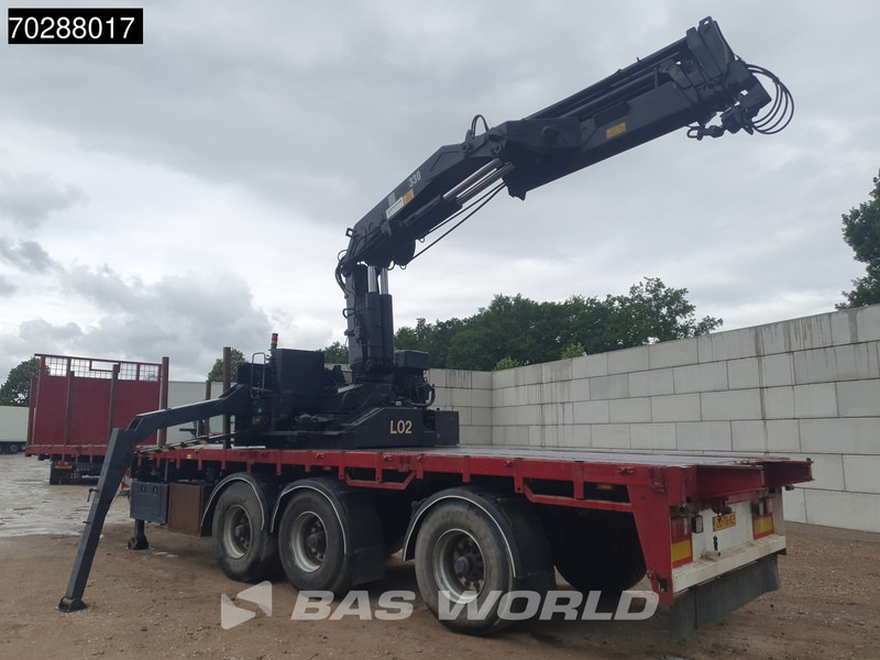 Floor FLO-12-28H HIAB R-330-F4 Crane Kran - Semi-reboque plataforma/ Caixa aberta: foto 2 Floor FLO-12-28H HIAB R-330-F4 Crane Kran - Semi-reboque plataforma/ Caixa aberta: foto 2