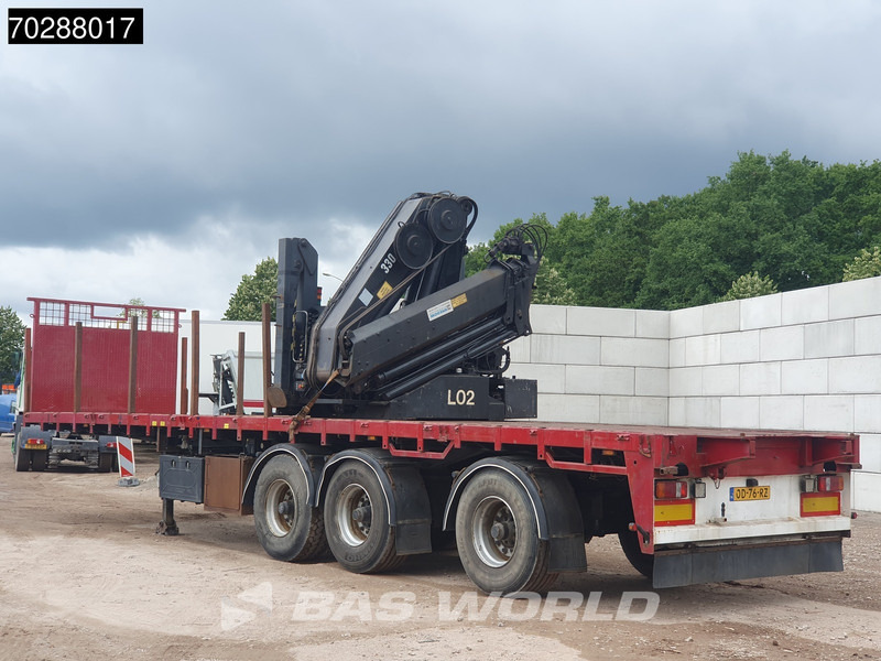 Floor FLO-12-28H HIAB R-330-F4 Crane Kran - Semi-reboque plataforma/ Caixa aberta: foto 5 Floor FLO-12-28H HIAB R-330-F4 Crane Kran - Semi-reboque plataforma/ Caixa aberta: foto 5
