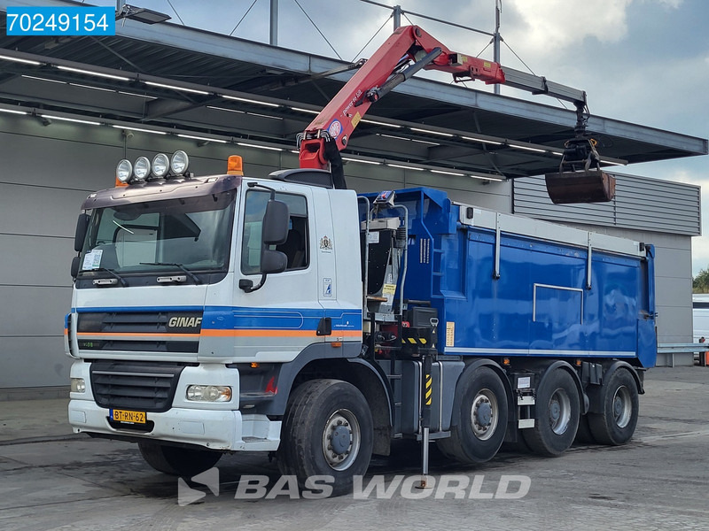 Ginaf X4243TS 8X4 NL-Truck HMF1643-Z Crane 17m3 Ruizeveld Tipper Big-Axle Lift+Lenkachse - Camião basculante, Camião grua: foto 2 Ginaf X4243TS 8X4 NL-Truck HMF1643-Z Crane 17m3 Ruizeveld Tipper Big-Axle Lift+Lenkachse - Camião basculante, Camião grua: foto 2