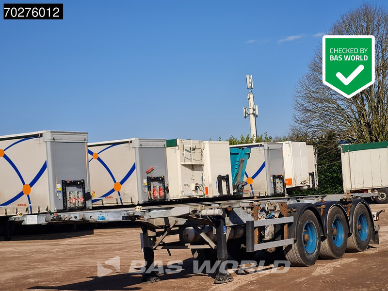 Groenewegen 30CC-14-27 Liftachse NL-Trailer 20ft. 30ft. - Semi-reboque transportador de contêineres/ Caixa móvel: foto 1 Groenewegen 30CC-14-27 Liftachse NL-Trailer 20ft. 30ft. - Semi-reboque transportador de contêineres/ Caixa móvel: foto 1