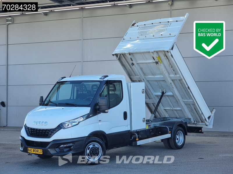 Iveco Daily 35C14 Open Laadbak met Kist Dubbellucht 3,5t Trekhaak Airco Cruise Camera Euro6 Pritsche Pickup Open Box A/C Towbar Cruise contr - Carrinha de caixa aberta: foto 1 Iveco Daily 35C14 Open Laadbak met Kist Dubbellucht 3,5t Trekhaak Airco Cruise Camera Euro6 Pritsche Pickup Open Box A/C Towbar Cruise contr - Carrinha de caixa aberta: foto 1