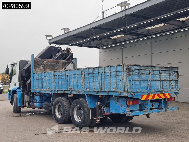 Camião de caixa aberta/ Plataforma, Camião grua Iveco EuroTrakker 310 6X4 Palfinger PK36002 Kran Crane Manual Big-Axle Euro 3: foto 11