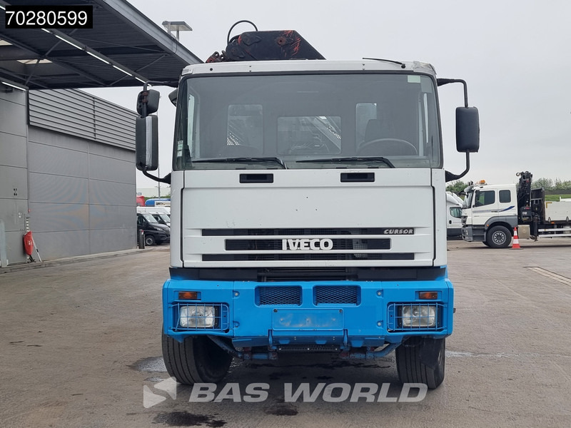 Camião de caixa aberta/ Plataforma, Camião grua Iveco EuroTrakker 310 6X4 Palfinger PK36002 Kran Crane Manual Big-Axle Euro 3: foto 12