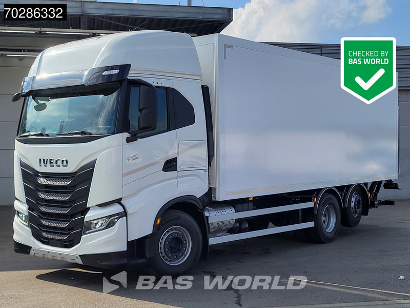 Iveco S-Way 490 6X2 NEW! 2000kg Ladebordwand Retarder Lift+Steering-Axle Navi LED - Camião furgão: foto 1 Iveco S-Way 490 6X2 NEW! 2000kg Ladebordwand Retarder Lift+Steering-Axle Navi LED - Camião furgão: foto 1