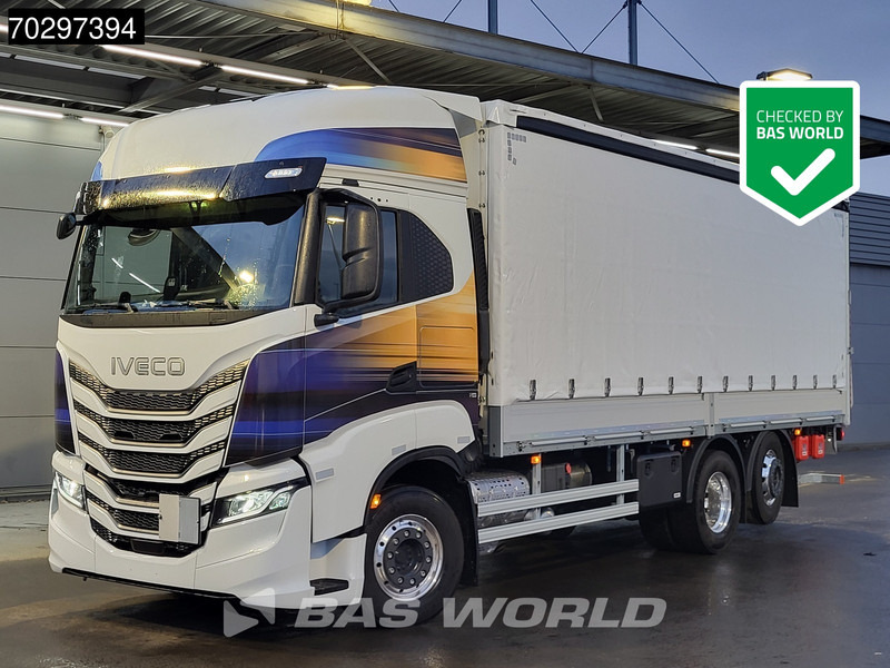 Iveco S-Way 500 6X2 NEW! 2000kg Ladebordwand Retarder Navi ACC Euro 6 - Camião de lona: foto 1 Iveco S-Way 500 6X2 NEW! 2000kg Ladebordwand Retarder Navi ACC Euro 6 - Camião de lona: foto 1