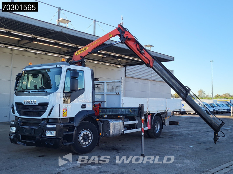 Iveco Stralis 310 4X2 Palfinger PK14002 EH Kran Crane Steel suspension Euro 6 - Camião de caixa aberta/ Plataforma, Camião grua: foto 5 Iveco Stralis 310 4X2 Palfinger PK14002 EH Kran Crane Steel suspension Euro 6 - Camião de caixa aberta/ Plataforma, Camião grua: foto 5