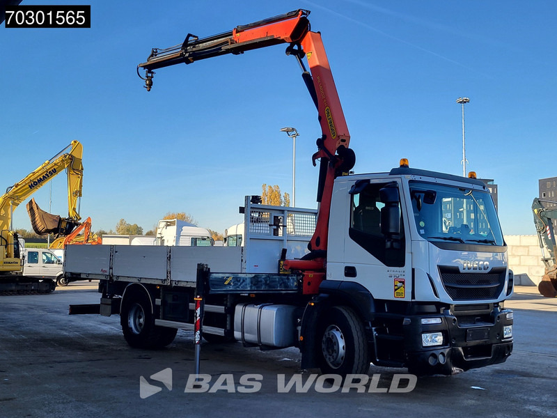 Iveco Stralis 310 4X2 Palfinger PK14002 EH Kran Crane Steel suspension Euro 6 - Camião de caixa aberta/ Plataforma, Camião grua: foto 3 Iveco Stralis 310 4X2 Palfinger PK14002 EH Kran Crane Steel suspension Euro 6 - Camião de caixa aberta/ Plataforma, Camião grua: foto 3
