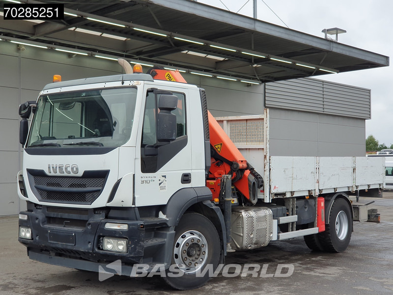 Iveco Stralis 310 4X2 Palfinger PK14002EH kran Crane Steelsuspension Automatic Euro 6 - Camião de caixa aberta/ Plataforma, Camião grua: foto 5 Iveco Stralis 310 4X2 Palfinger PK14002EH kran Crane Steelsuspension Automatic Euro 6 - Camião de caixa aberta/ Plataforma, Camião grua: foto 5