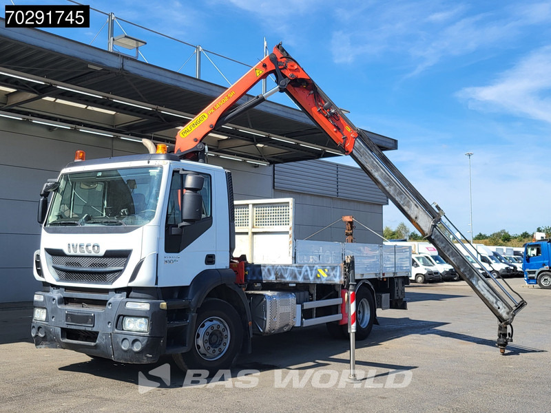 Iveco Stralis 310 4X2 Palfinger PK14502-SH Kran Crane Rotator Steel suspension Euro 6 - Camião de caixa aberta/ Plataforma, Camião grua: foto 5 Iveco Stralis 310 4X2 Palfinger PK14502-SH Kran Crane Rotator Steel suspension Euro 6 - Camião de caixa aberta/ Plataforma, Camião grua: foto 5
