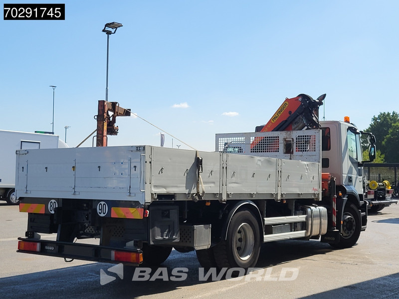 Camião de caixa aberta/ Plataforma, Camião grua Iveco Stralis 310 4X2 Palfinger PK14502-SH Kran Crane Rotator Steel suspension Euro 6: foto 17